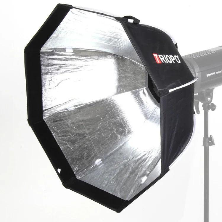 TRIOPO K2-55 Softbox Octogonal Parabolique 55cm pour Flash Speedlite Montage Bowens Diffuseur, K2-55