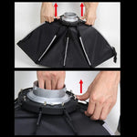 TRIOPO K2-55 Softbox Octogonal Parabolique 55cm pour Flash Speedlite Montage Bowens Diffuseur, K2-55