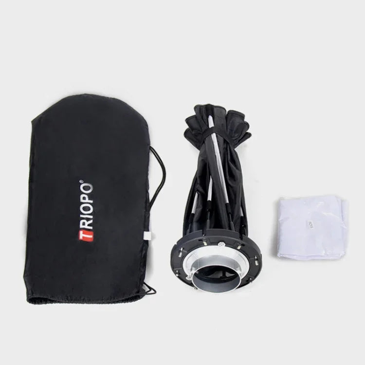TRIOPO K2-55 Softbox Octogonal Parabolique 55cm pour Flash Speedlite Montage Bowens Diffuseur, K2-55