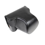 Étui intégral en cuir PU avec bandoulière pour appareil photo FUJIFILM X-A7 / X-A20 (objectif 15-55 mm), pour FUJI X-A7