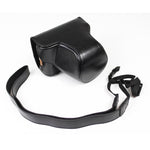 Étui intégral en cuir PU avec bandoulière pour appareil photo FUJIFILM X-A7 / X-A20 (objectif 15-55 mm), pour FUJI X-A7
