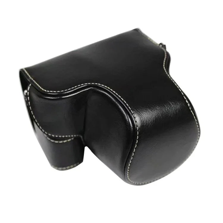 Étui en cuir PU pour appareil photo Sony LCE-7C / Alpha 7C / A7C avec objectif 28-60 mm / 40,5 mm, compatible avec le Sony A7C