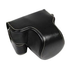 Étui en cuir PU pour appareil photo Sony LCE-7C / Alpha 7C / A7C avec objectif 28-60 mm / 40,5 mm, compatible avec le Sony A7C