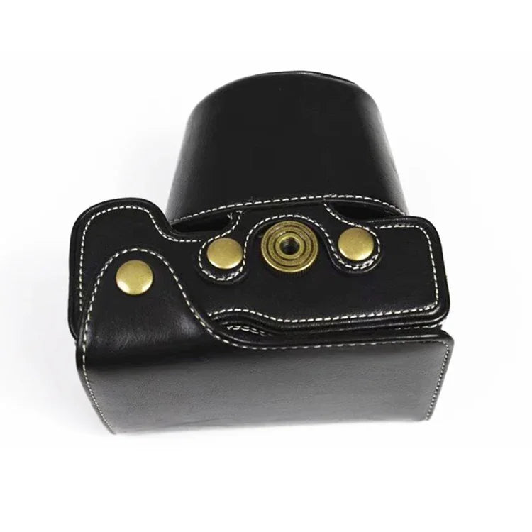 Étui en cuir PU pour appareil photo Sony LCE-7C / Alpha 7C / A7C avec objectif 28-60 mm / 40,5 mm, compatible avec le Sony A7C