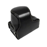 Étui en cuir PU pour appareil photo Sony LCE-7C / Alpha 7C / A7C avec objectif 28-60 mm / 40,5 mm, compatible avec le Sony A7C