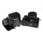 Étui en cuir PU pour appareil photo Sony LCE-7C / Alpha 7C / A7C avec objectif 28-60 mm / 40,5 mm, compatible avec le Sony A7C