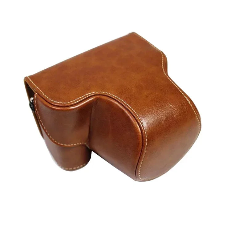 Étui en cuir PU pour appareil photo Sony LCE-7C / Alpha 7C / A7C avec objectif 28-60 mm / 40,5 mm, compatible avec le Sony A7C