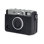 Étui rétro en cuir PU avec bandoulière pour appareil photo FUJIFILM instax mini Evo.