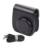 Étui en cuir uni intégral pour appareil photo FUJIFILM Instax mini 11, avec bandoulière