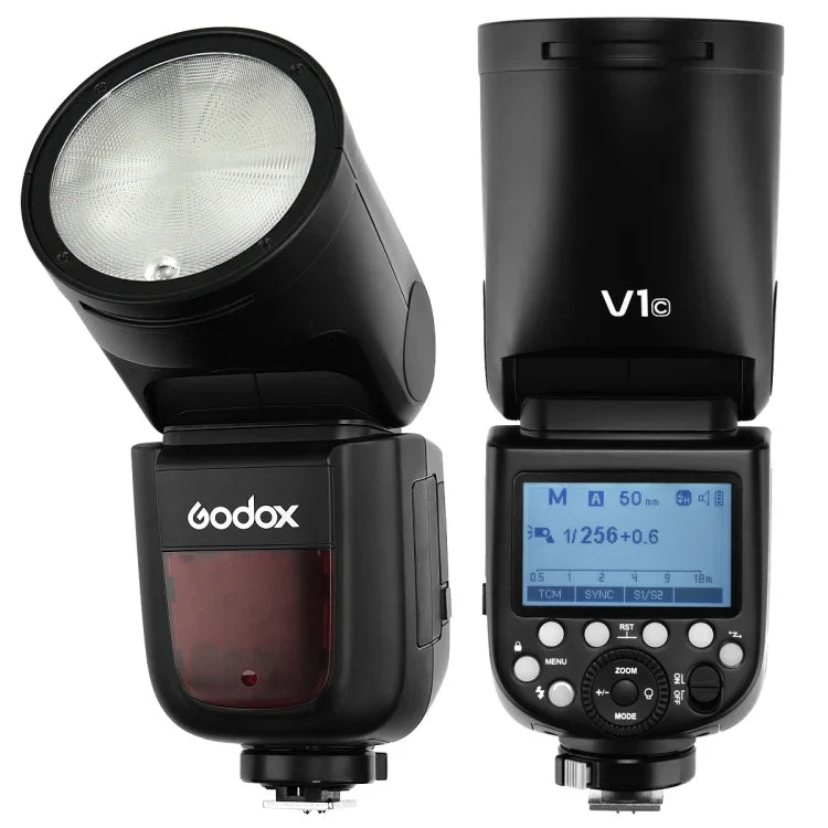 Flash Godox V1C à tête ronde TTL pour Canon, V1C pour Canon