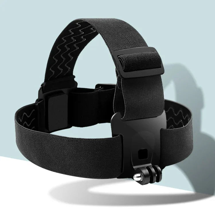 Sangle de fixation élastique réglable avec pince pour téléphone, vis et adaptateur de type S pour GoPro HERO10 Black / HERO9 Black /8 /7 /6 /5, Xiaoyi et autres caméras d'action, smartphones