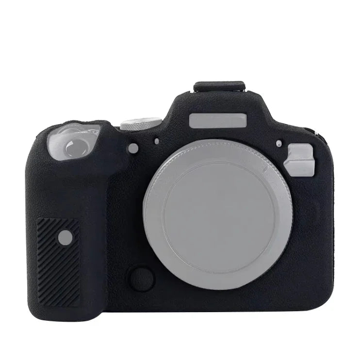 Étui en silicone souple à texture litchi pour Canon EOS R6