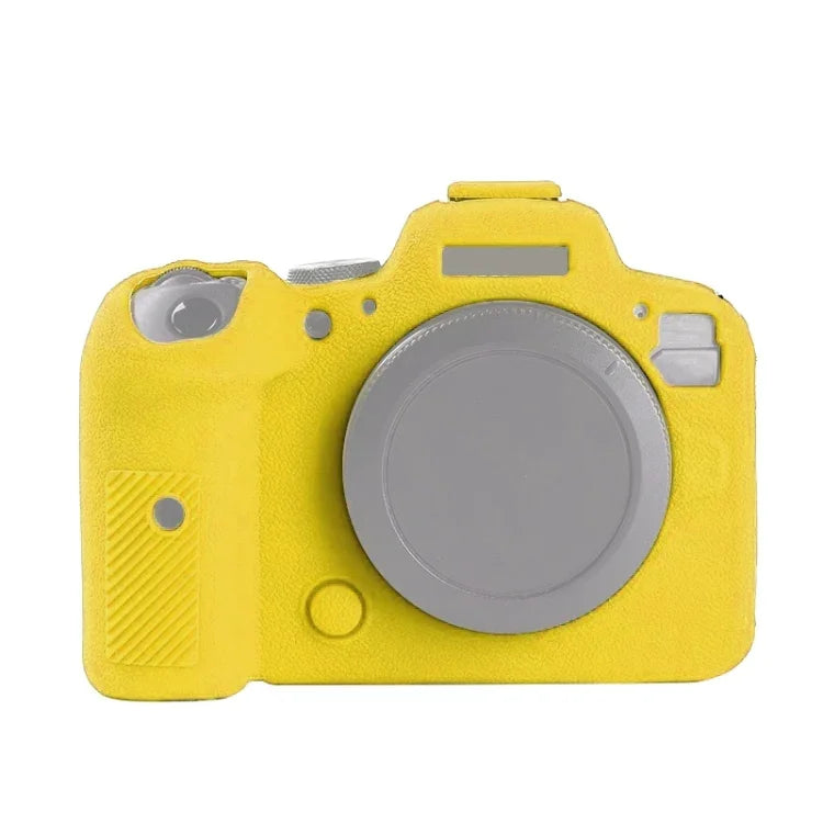 For Canon EOS R6 Litchi Texure Soft Silicone Case, For Canon EOS R6