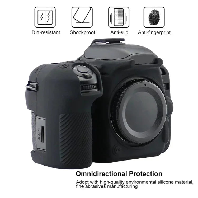 Étui de protection en silicone souple pour Nikon D7500