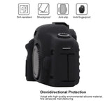 Étui de protection en silicone souple pour Canon EOS 5D Mark II, pour Canon EOS 5D Mark II