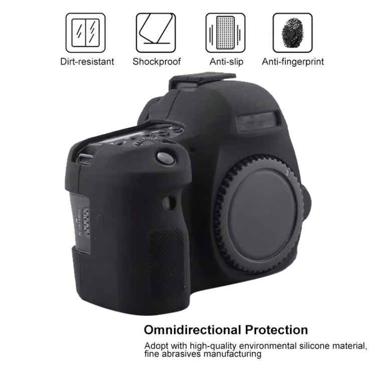 Étui de protection en silicone souple pour Canon EOS 6D Mark II