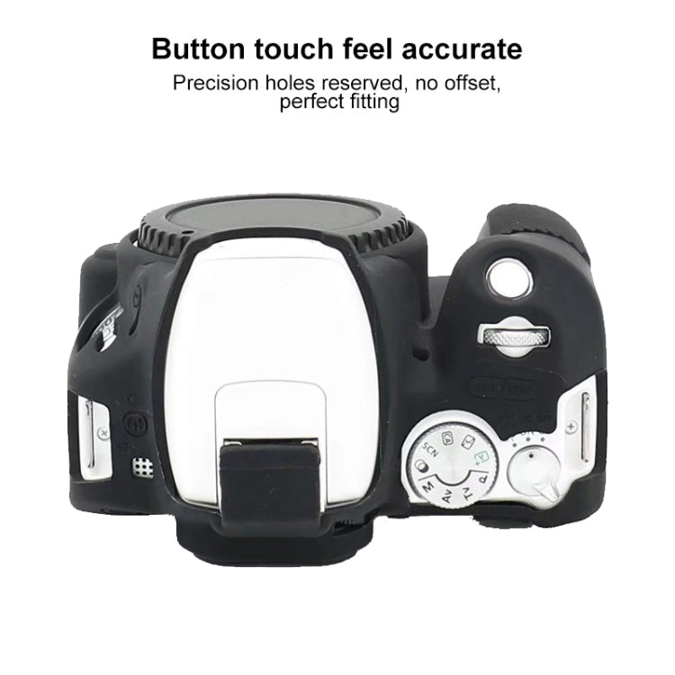 Étui de protection en silicone souple pour Canon EOS 200D / EOS 200D Mark II, pour Canon EOS 200D, pour Canon EOS 200D / EOS 200D Mark II
