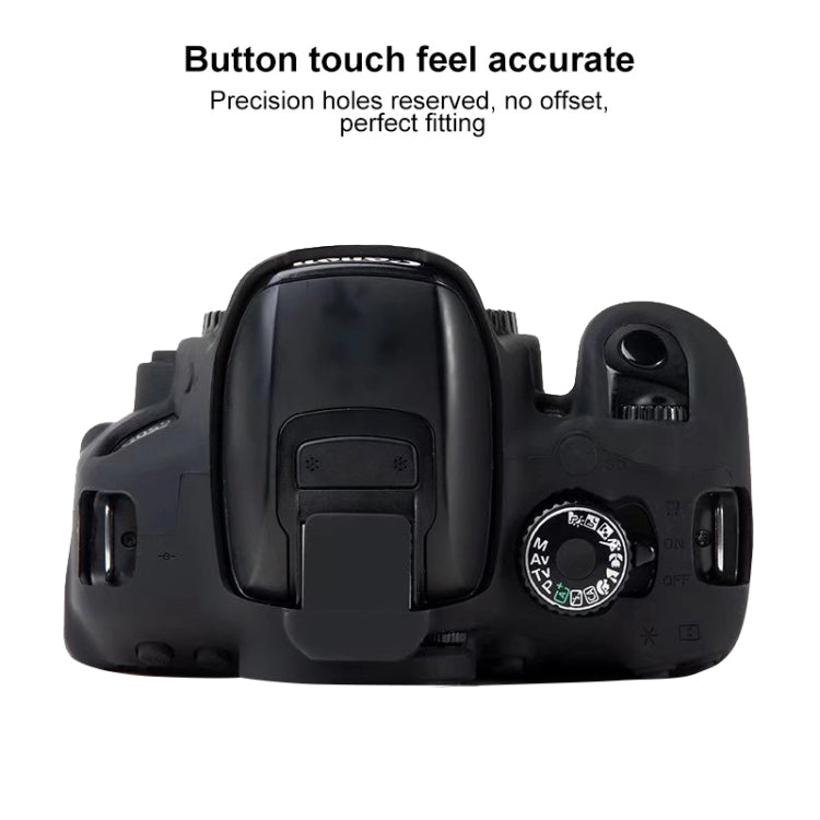 Étui de protection souple en silicone pour Canon EOS 600D