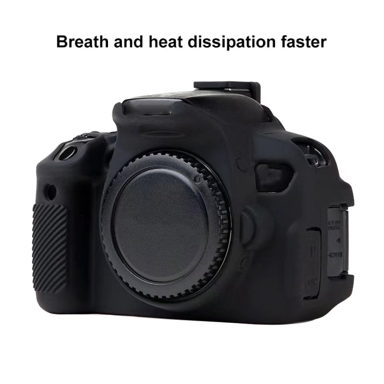 Étui de protection souple en silicone pour Canon EOS 600D