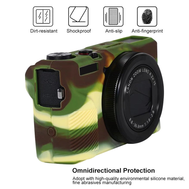Étui de protection en silicone souple pour Canon PowerShot G7 X Mark III / G7X III / G7X3