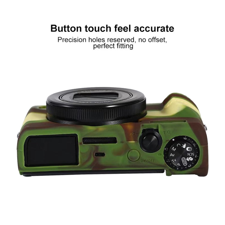 Étui de protection en silicone souple pour Canon PowerShot G7 X Mark III / G7X III / G7X3