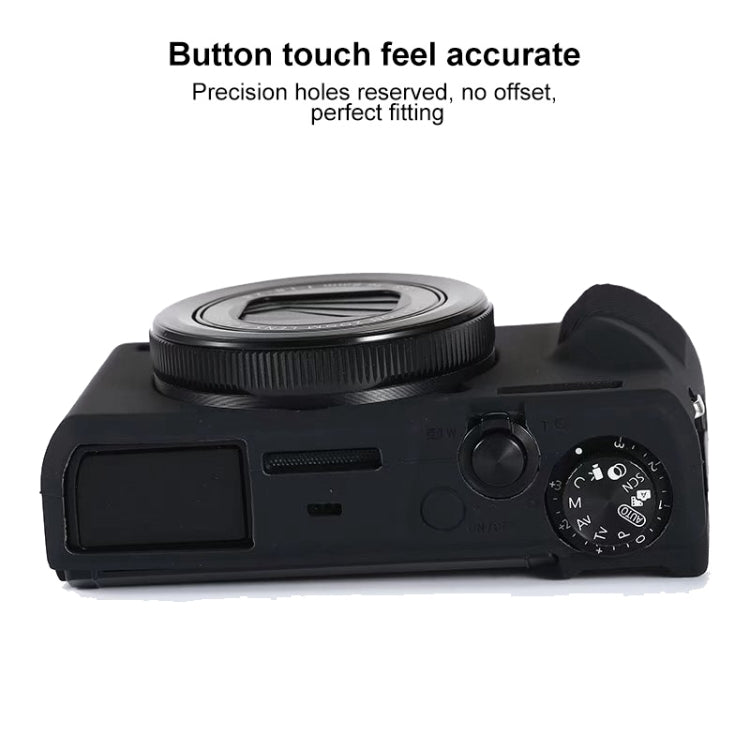 Étui de protection en silicone souple pour Canon PowerShot G7 X Mark III / G7X III / G7X3