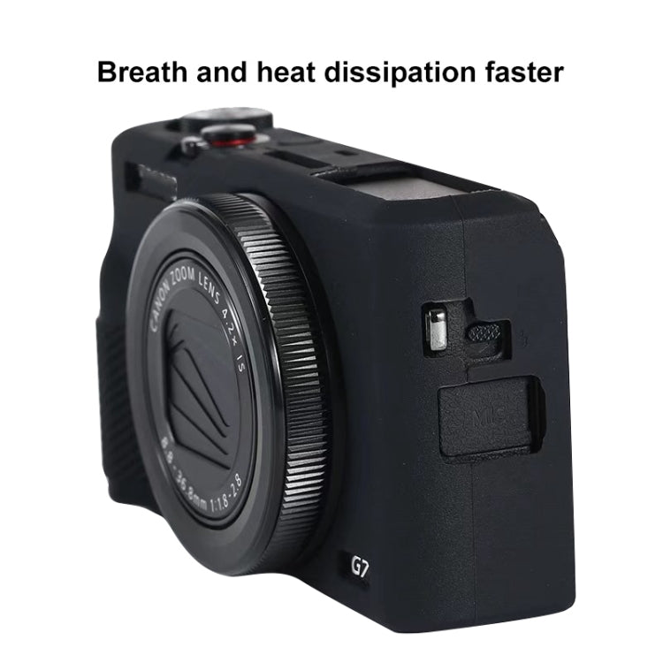 Étui de protection en silicone souple pour Canon PowerShot G7 X Mark III / G7X III / G7X3