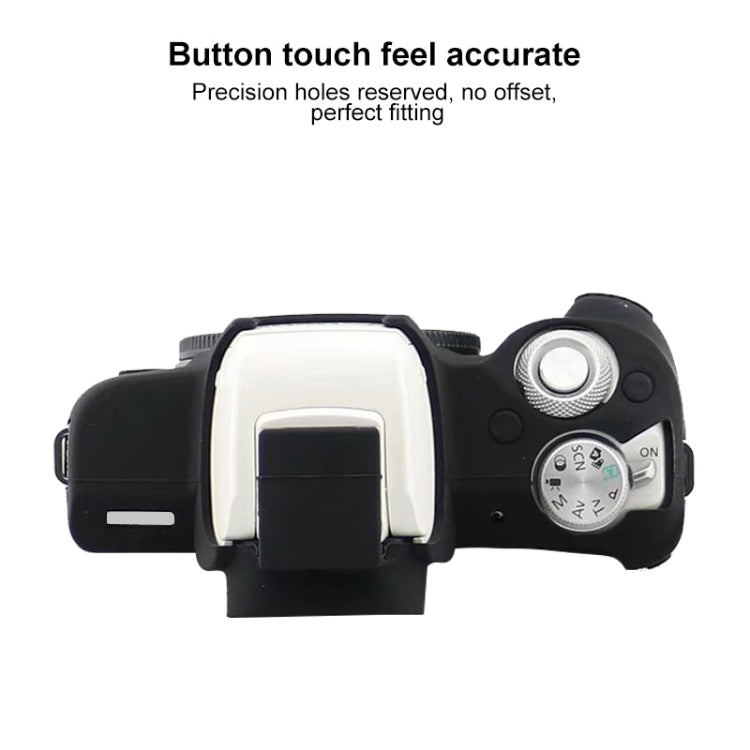 Pour Canon EOS M50 Mark II / M50 II Housse de protection en silicone souple, Pour Canon EOS M50 Mark II, Pour Canon EOS M50 Mark II / M50 II
