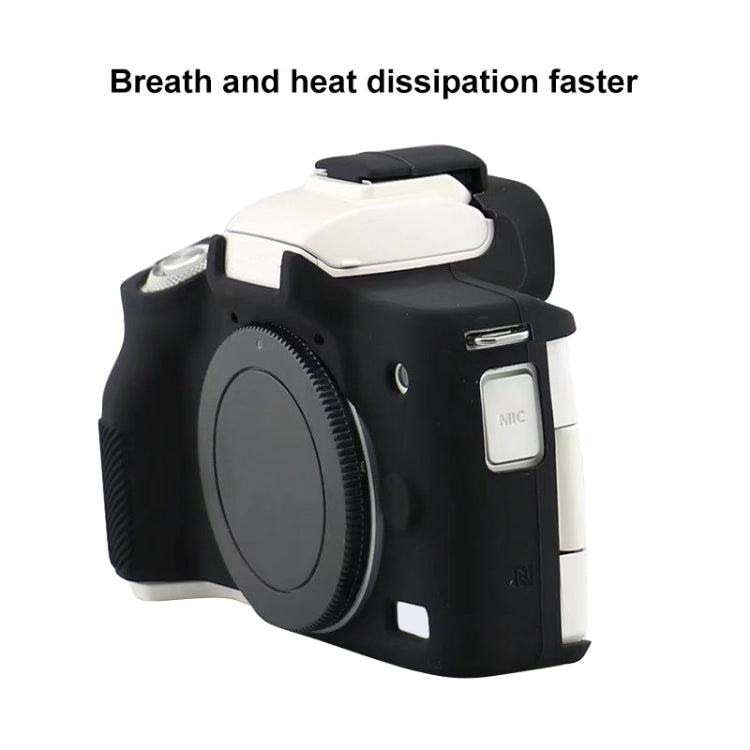 Pour Canon EOS M50 Mark II / M50 II Housse de protection en silicone souple, Pour Canon EOS M50 Mark II, Pour Canon EOS M50 Mark II / M50 II