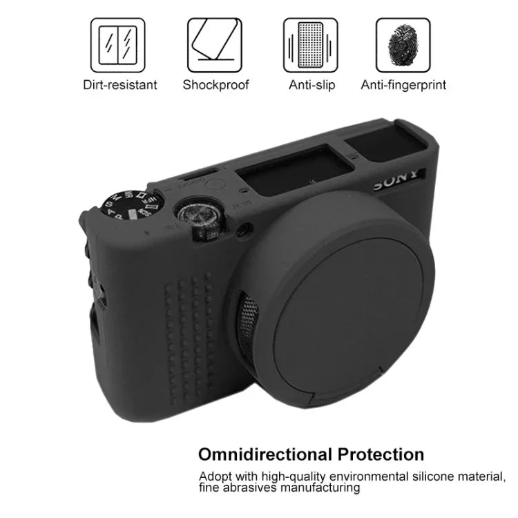 Étui de protection en silicone souple pour Sony ZV-1, pour Sony ZV-1