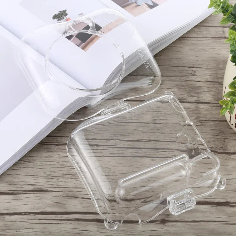 Étui de protection en cristal avec dragonne pour FUJIFILM instax mini 25