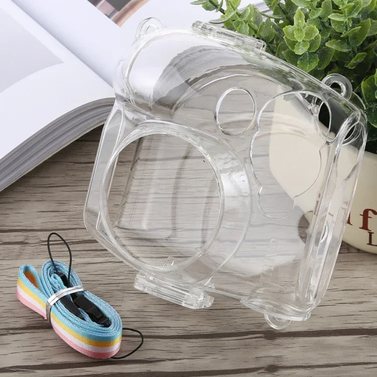 Étui de protection en cristal avec dragonne pour FUJIFILM instax mini 7S