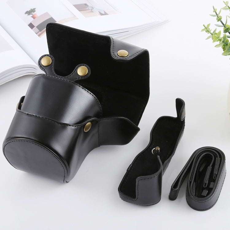 Étui intégral en cuir PU avec bandoulière pour appareil photo FUJIFILM X-T3