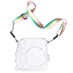 Étui de protection transparent avec dragonne pour FUJIFILM instax mini 9 / mini 8+ / mini 8, pour FUJIFILM instax mini 9