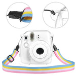 Étui de protection transparent avec dragonne pour FUJIFILM instax mini 9 / mini 8+ / mini 8, pour FUJIFILM instax mini 9