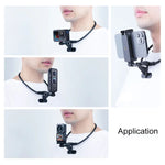 Support de caméra mains libres et portable pour le cou, support de cou D
