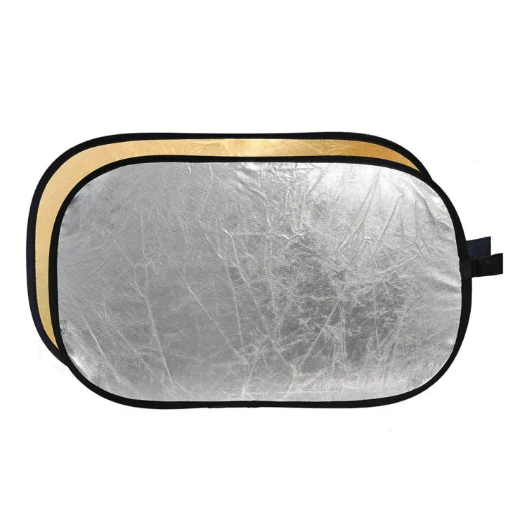 Réflecteur ovale pliable Godox FT01 2 en 1 or/argent, dimensions : 150 x 200 cm