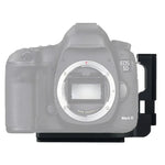 Support de base en L à dégagement rapide pour prise de vue verticale, compatible avec Canon 5D Mark III.
