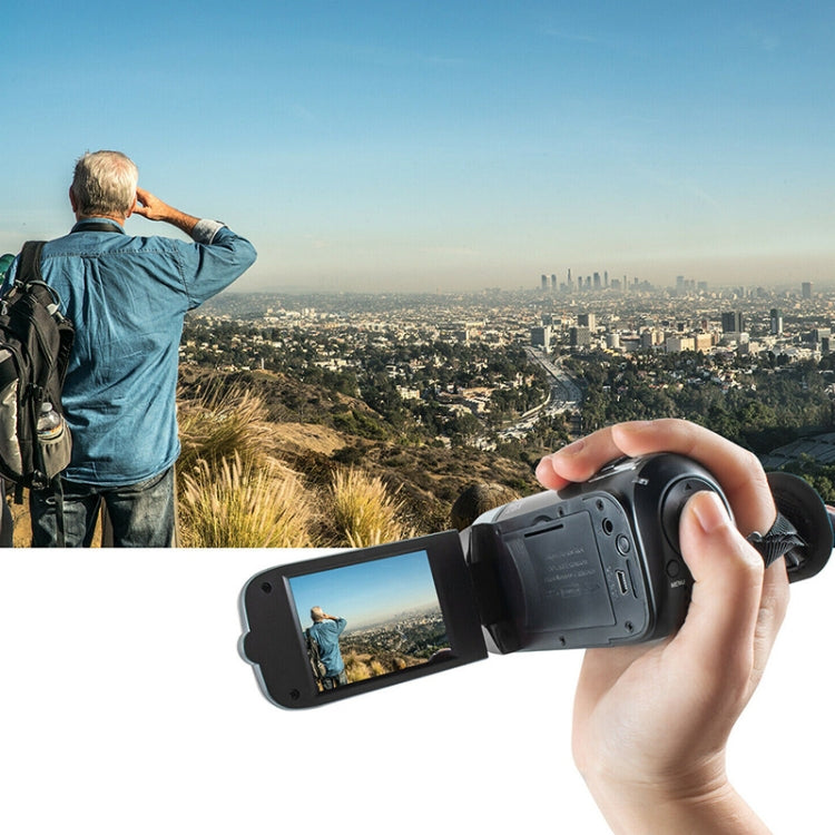 Caméra DV de voyage domestique HD zoom numérique 16X 16 millions de pixels, prise EU, prise EU