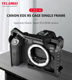 Stabilisateur de cage pour caméra vidéo YELANGU C22-A YLG0334B-A pour Canon EOS R5/R6/R, YLG0334B-A