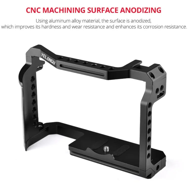 Stabilisateur de cage pour caméra vidéo YELANGU C22-A YLG0334B-A pour Canon EOS R5/R6/R, YLG0334B-A