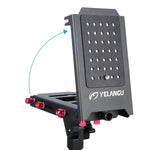 YELANGU S300 - Système multifonctionnel 4 en 1 comprenant un support d'épaule double, un monopode et un stabilisateur pour appareils photo/reflex, hauteur réglable de 63 cm à 170 cm.