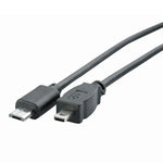Lot de 5 câbles de données téléphoniques OTG micro USB vers mini USB 8 broches de 30 cm pour Nikon.