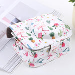 Étui en cuir PU avec bandoulière, motif cactus et flamant rose, pour appareil photo FUJIFILM instax mini 9 / mini 8+ / mini 8.