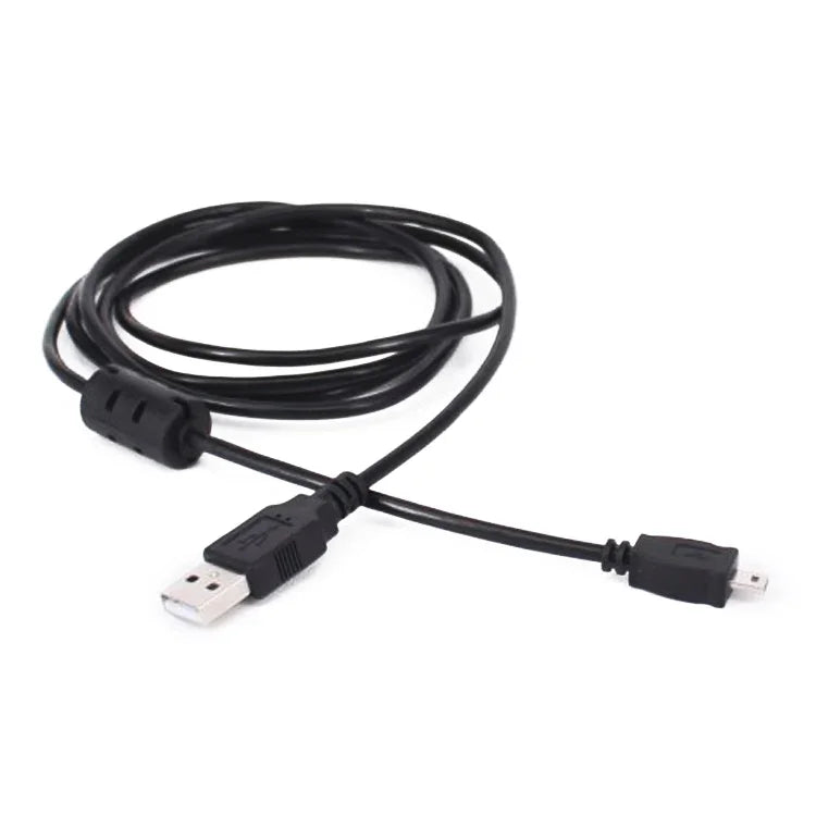 Lot de 5 câbles de données et de chargement USB 2.0 mini 8 broches de 1,5 m pour Nikon D5100/D610.