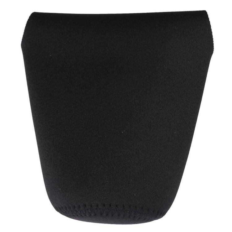 Étui de rangement pour objectif reflex numérique en néoprène épais et antichoc, avec fermeture adhésive, diamètre : 65 mm, hauteur : 100 mm.