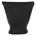 Étui de rangement pour objectif reflex numérique en néoprène épais et antichoc, avec fermeture adhésive. Diamètre : 60 mm, hauteur : 80 mm.