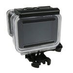 Boîtier de protection étanche à 45 m pour GoPro HERO6/5 avec écran tactile, fixation basique à boucle et vis, sans avoir à retirer l'objectif.
