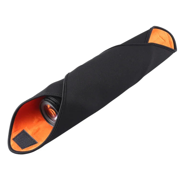Sacoche pliable en tissu épais doublée de velours pour appareil photo reflex numérique, dimensions : 55 x 55 cm.