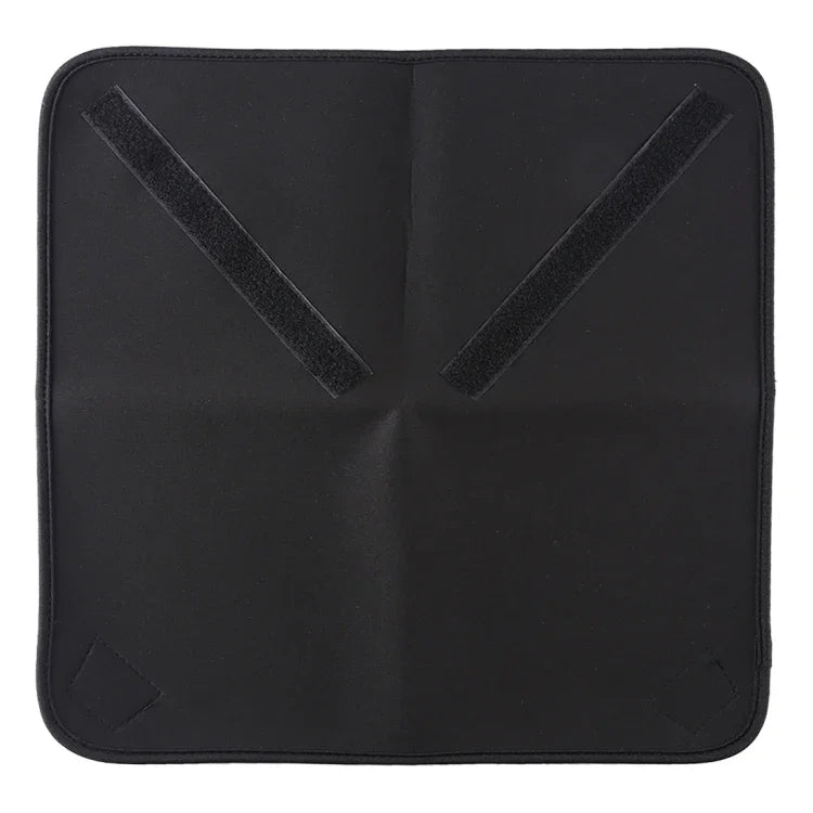 Sacoche pliable en tissu épais doublée de velours pour appareil photo reflex numérique, 45 x 45 cm.